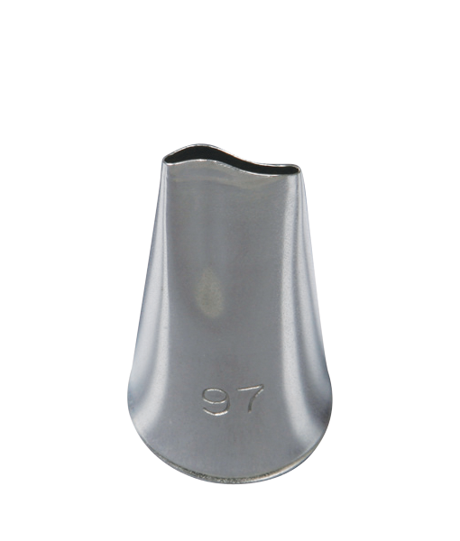 Кондитерская насадка лепесток розы 2-й изогнутый № 97, 155 Ateco | малый размер