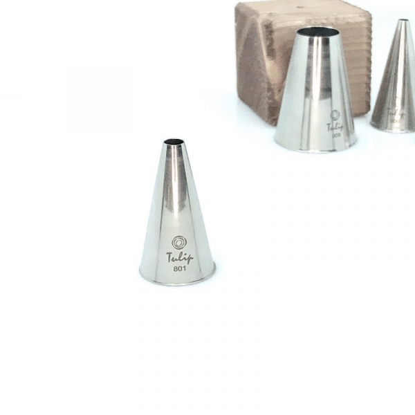 Кондитерская насадка трубочка №801 Tulip™ | Ø 5.5 мм