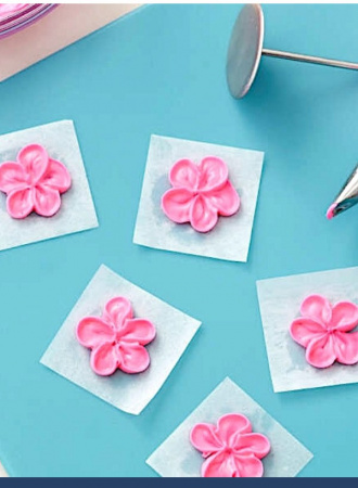 Кондитерская насадка 60 Tulip, Корея, прорезь 9 мм лепесток изогнутый правый