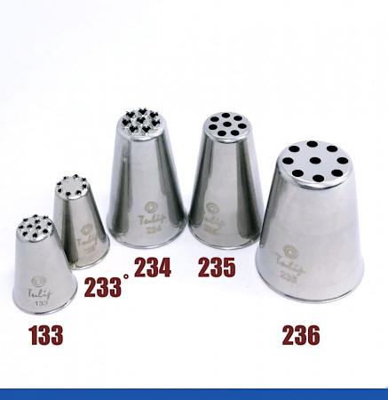 Кондитерская насадка 234 Tulip™ Травка с фасонными дырочками