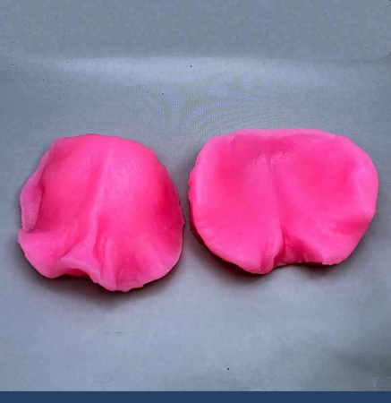 Молд силиконовый (вайнер) широкий Лепесток (3) комплект 2 части (70•60 мм) 1863D