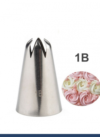 Кондитерская насадка 1B закрытая звезда ∅ 18 мм, 6 лучей, Эконом Кондитерская насадка 1B закрытая звезда ∅ 18 мм, 6 лучей, Эконом