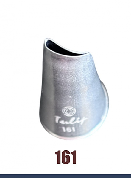 Кондитерская насадка 161 Tulip, Корея, прорезь 9 мм лепесток изогнутый левый