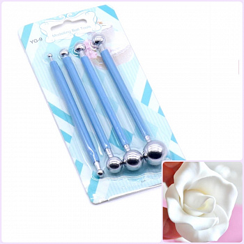 Кондитерские шарики для моделирования мастики | набор 4*8 шт