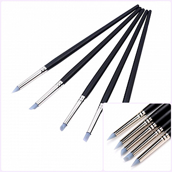 Кондитерские кисточки для мастики | набор 5 шт