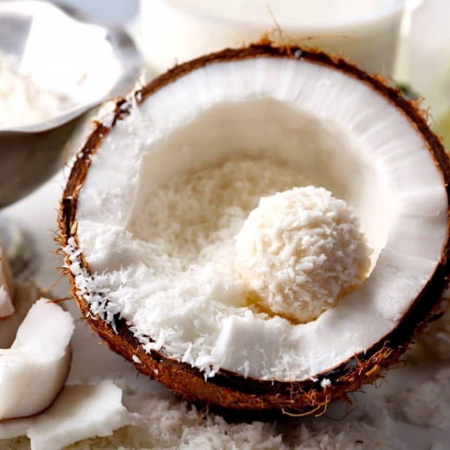 Кокосовая стружка, натуральная без добавок и сахара fine 65% | 100 г - 1 кг