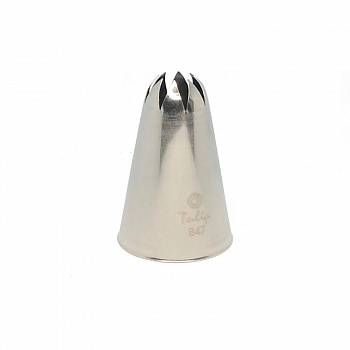 Кондитерская насадка закрытая звезда №847 Tulip™ (diam.9 mm; 8лучей)