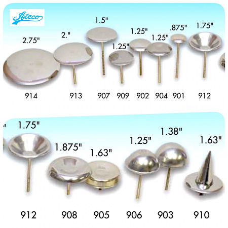 Кондитерские гвоздики Ateco №907, 909, 913, 914 | размер Ø 35, 40, 50, 75 мм